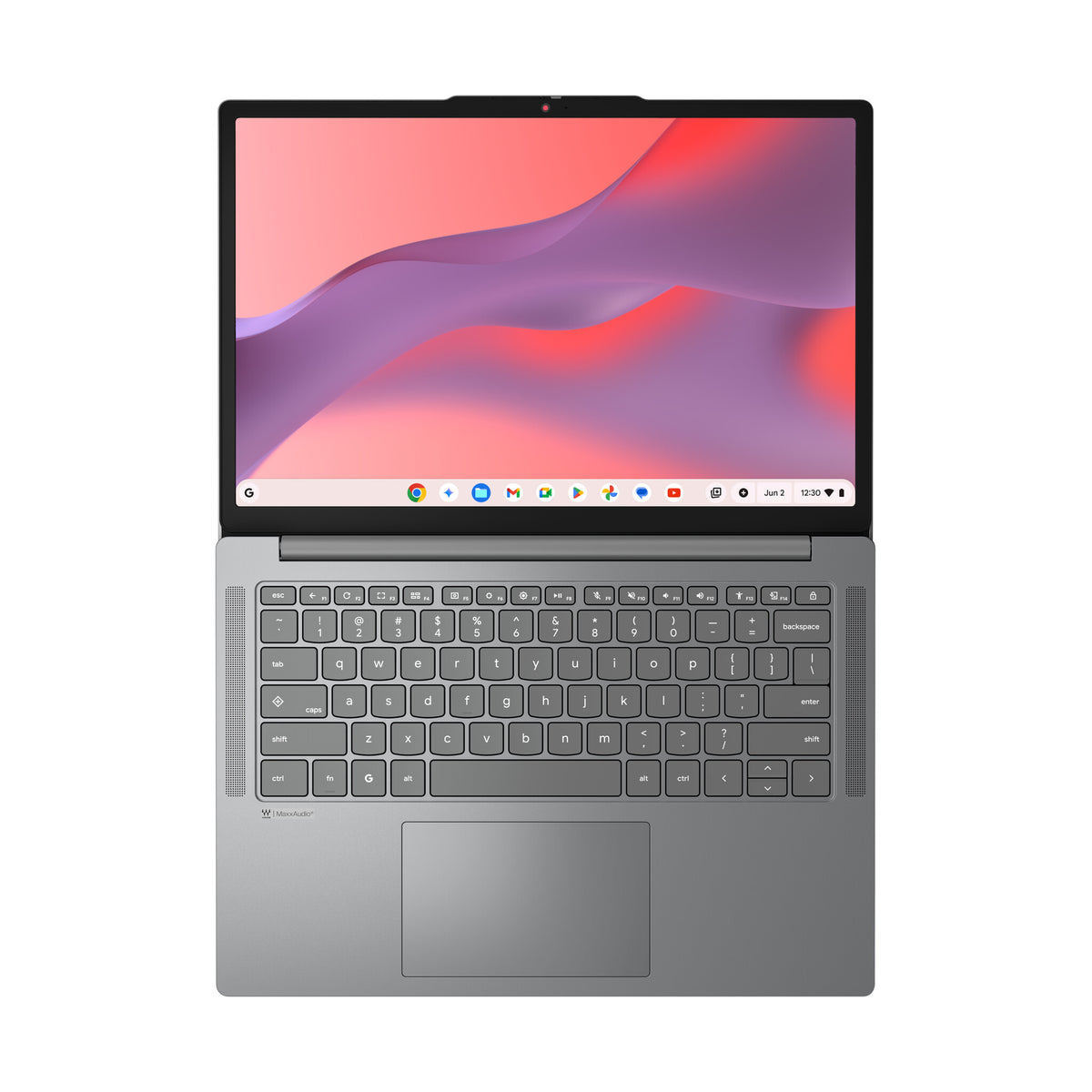 Lenovo Chrome 14ITN11 Intel® N N150 Chromebook 35,6 cm (14") WUXGA 4 GB LPDDR5x-SDRAM 64 GB UFS Wi-Fi 6E (802.11ax) ChromeOS Grijs Engels