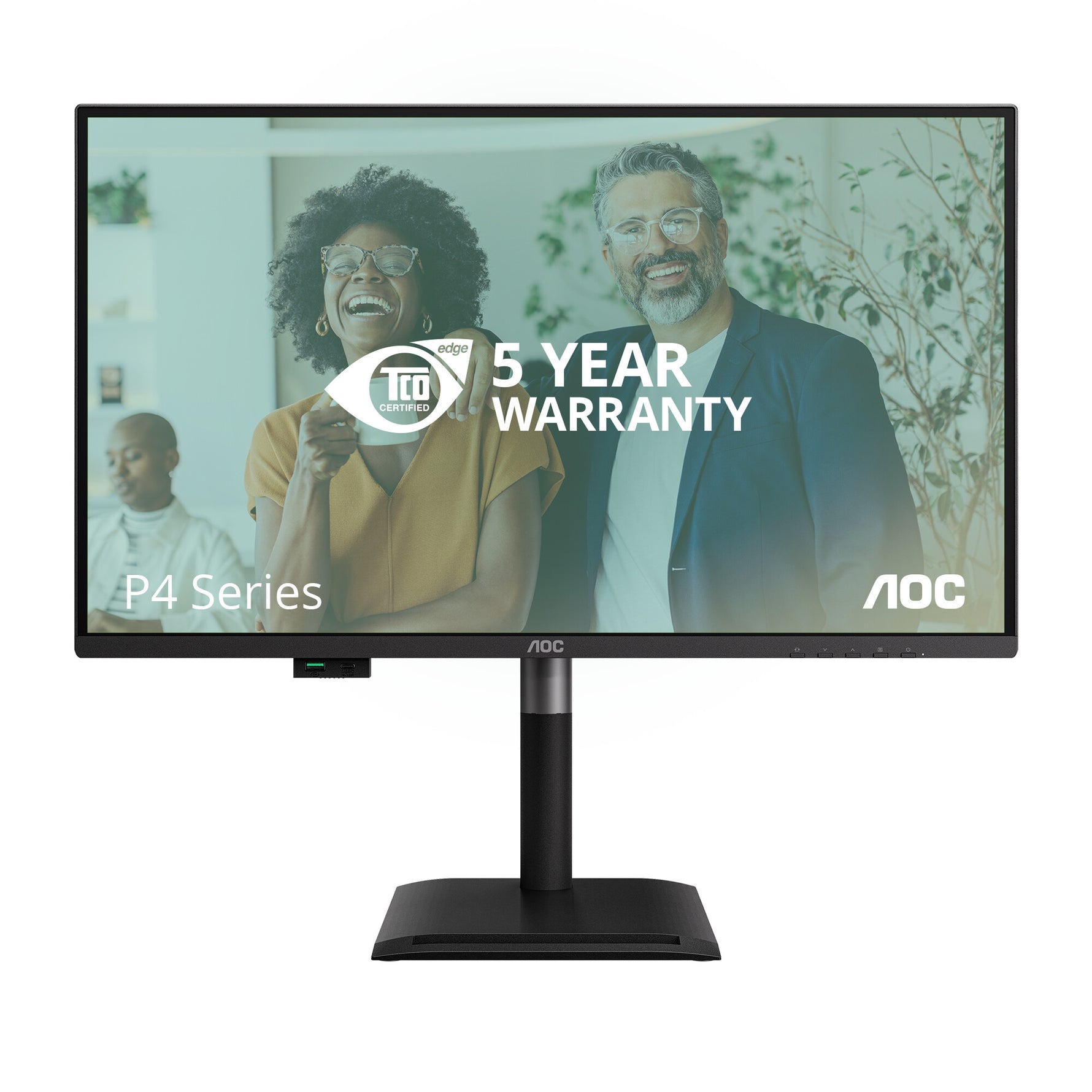 AOC Q27P4CV computer monitor 68,6 cm (27") 2560 x 1440 Pixels Quad HD LED Zwart