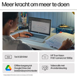 HP Chromebook 14a-nf0050nd Intel® N N100 35,6 cm (14") Full HD 4 GB LPDDR5-SDRAM 128 GB Flash Wi-Fi 6E (802.11ax) ChromeOS Zilver