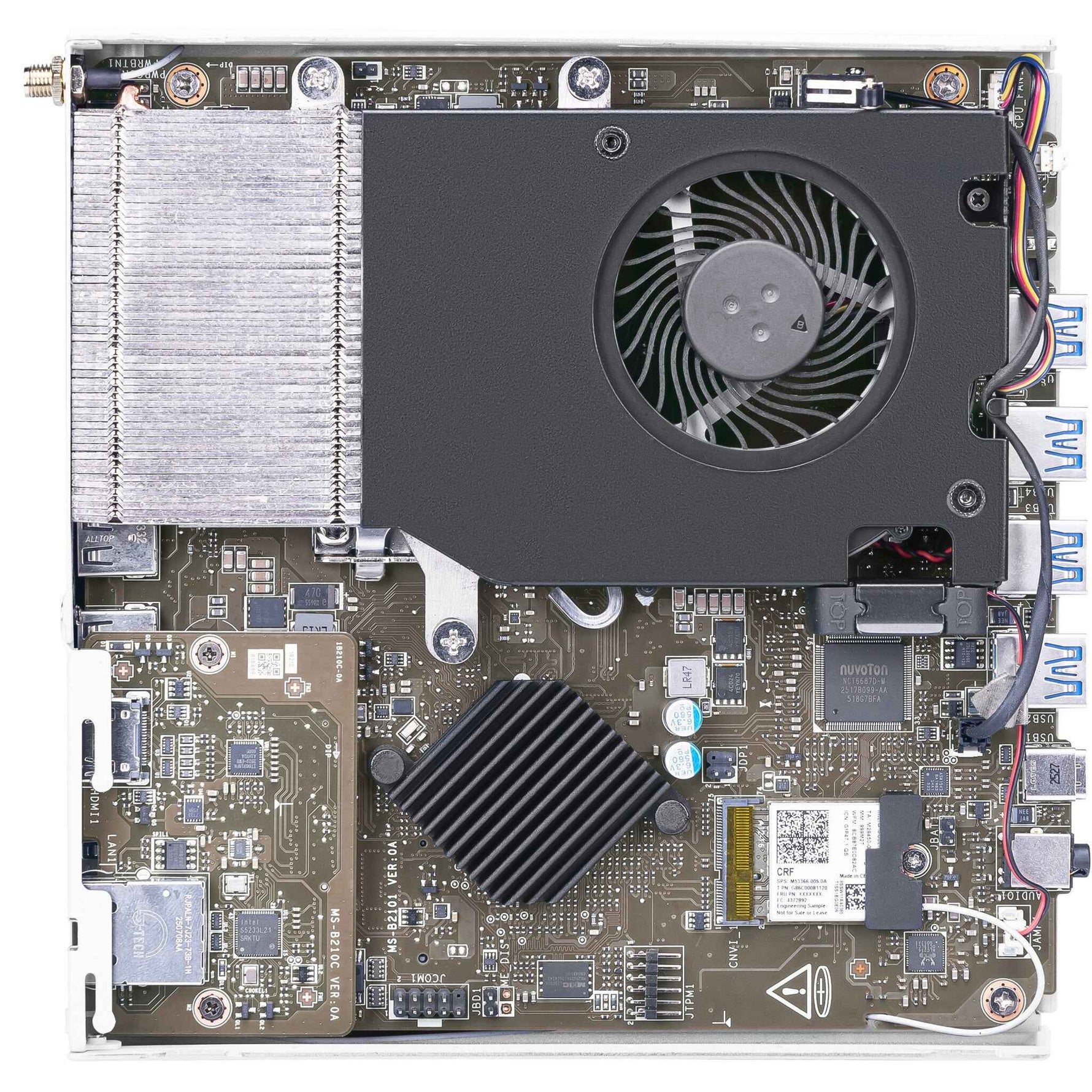MSI PRO DP10 A14MG-007BEU PC's/werkstation Intel® Pentium® Gold G7400 1,1L maat pc Mini PC barebone Wit