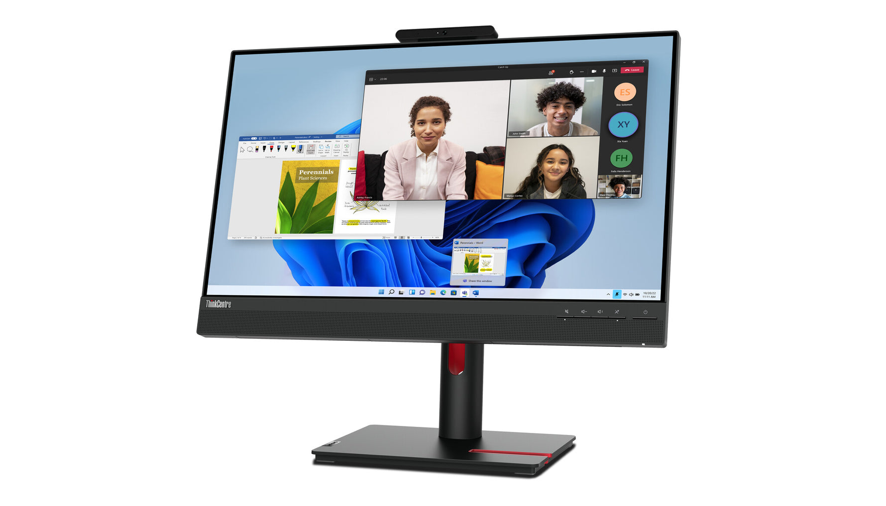Lenovo ThinkCentre Tiny-In-One 24 Gen 5 computer monitor 60,5 cm (23.8") 1920 x 1080 Pixels Full HD LED Touchscreen Zwart