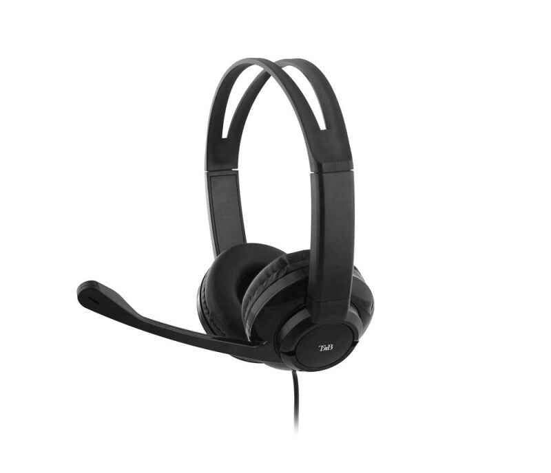 T'nB TNB HS-200 - Multimedia headset with micro - Black