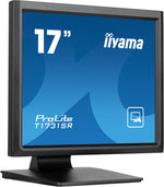 iiyama ProLite T1731SR-B1S computer monitor 43,2 cm (17") 1280 x 1024 Pixels SXGA LCD Touchscreen Zwart