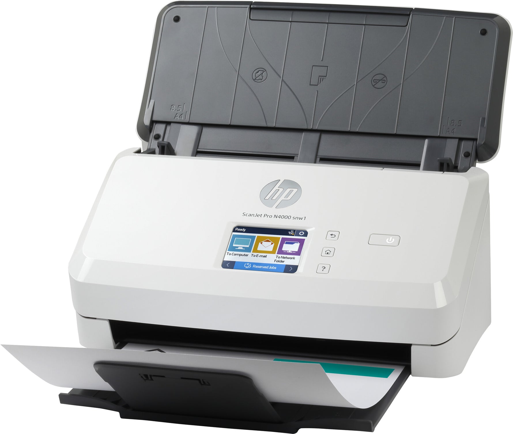 HP ScanJet Pro N4000 snw1 Paginascanner 600 x 600 DPI A4 Zwart, Wit