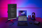 ASUS ROG Zephyrus G16 GU605MI-QR038W Intel Core Ultra 7 155H Laptop 40,6 cm (16") WQXGA 16 GB LPDDR5x-SDRAM 1 TB SSD NVIDIA GeForce RTX 4070 Wi-Fi 6E (802.11ax) Windows 11 Home Nederlands Grijs, Zwart