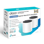 TP-Link DECO X55 (2-Pack) Dual-band (2.4 GHz / 5 GHz) Wi-Fi 6 (802.11ax) Wit 3 Intern
