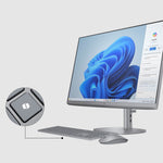 HP OmniStudio X 32-c0091nd Intel Core Ultra 7 155H 31.5inch UHD AG 32GB DDR5 2TB PCIe NVMe SSD RTX 4050 6GB W11H Meteor Silver 80 cm (31.5") 3840 x 2160 Pixels Alles-in-één-pc DDR5-SDRAM NVIDIA GeForce RTX 4050 Windows 11 Home Wi-Fi 7 (802.11be) AI PC Zil