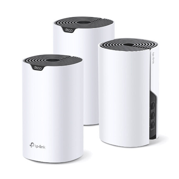 TP-Link Deco S7 (3-pack) Dual-band (2.4 GHz / 5 GHz) Wi-Fi 5 (802.11ac) Wit, Zwart Intern