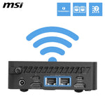 MSI Cubi NUC AI+ 3MG-003BEU USFF Zwart 386H Intel SoC FCBGA2540 4,9 GHz Ingebouwde luidsprekers