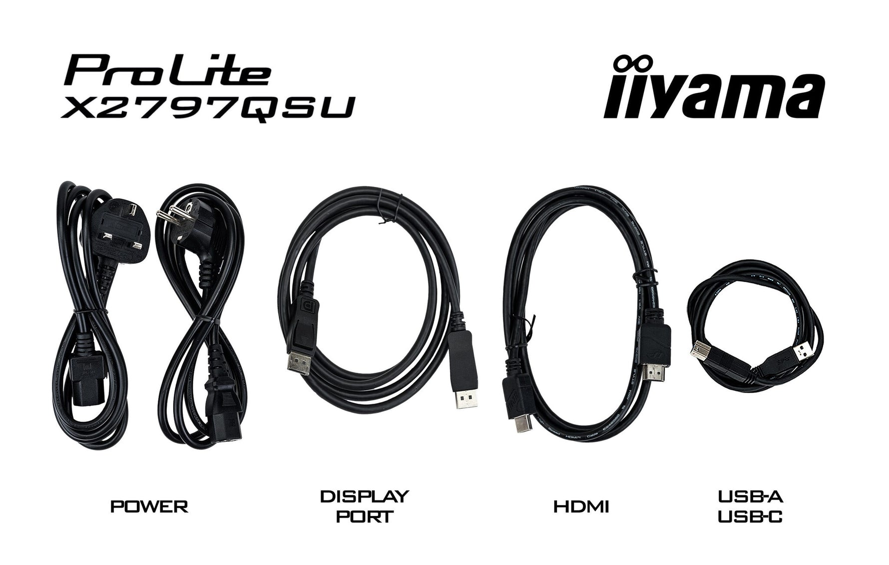 iiyama ProLite X2797QSU-B1 computer monitor 68,6 cm (27") 2560 x 1440 Pixels Quad HD LED Zwart
