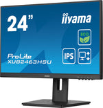 iiyama ProLite XUB2463HSU-B1 computer monitor 60,5 cm (23.8") 1920 x 1080 Pixels Full HD LED Zwart