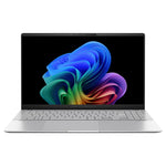 ASUS Vivobook S 15 S5507QA-MA006W Qualcomm Snapdragon X1E-78-100 Laptop 39,6 cm (15.6") 3K 16 GB LPDDR5x-SDRAM 1 TB SSD Wi-Fi 7 (802.11be) Windows 11 Home Nederlands Zilver