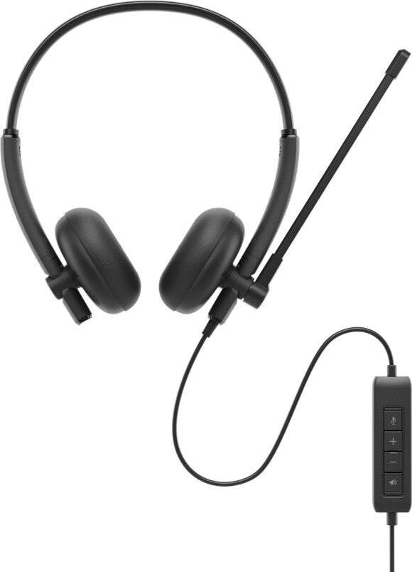 DELL WH125 Headset Bedraad Hoofdband Oproepen/muziek USB Type-C Zwart