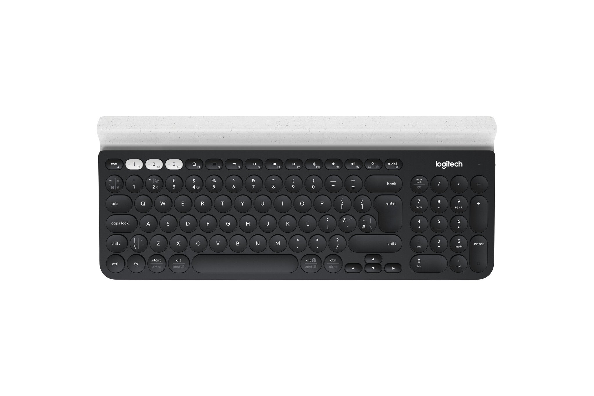 LOGITECH K780 Multi-Device Keyboard Bluetooth Nordic white (PAN)