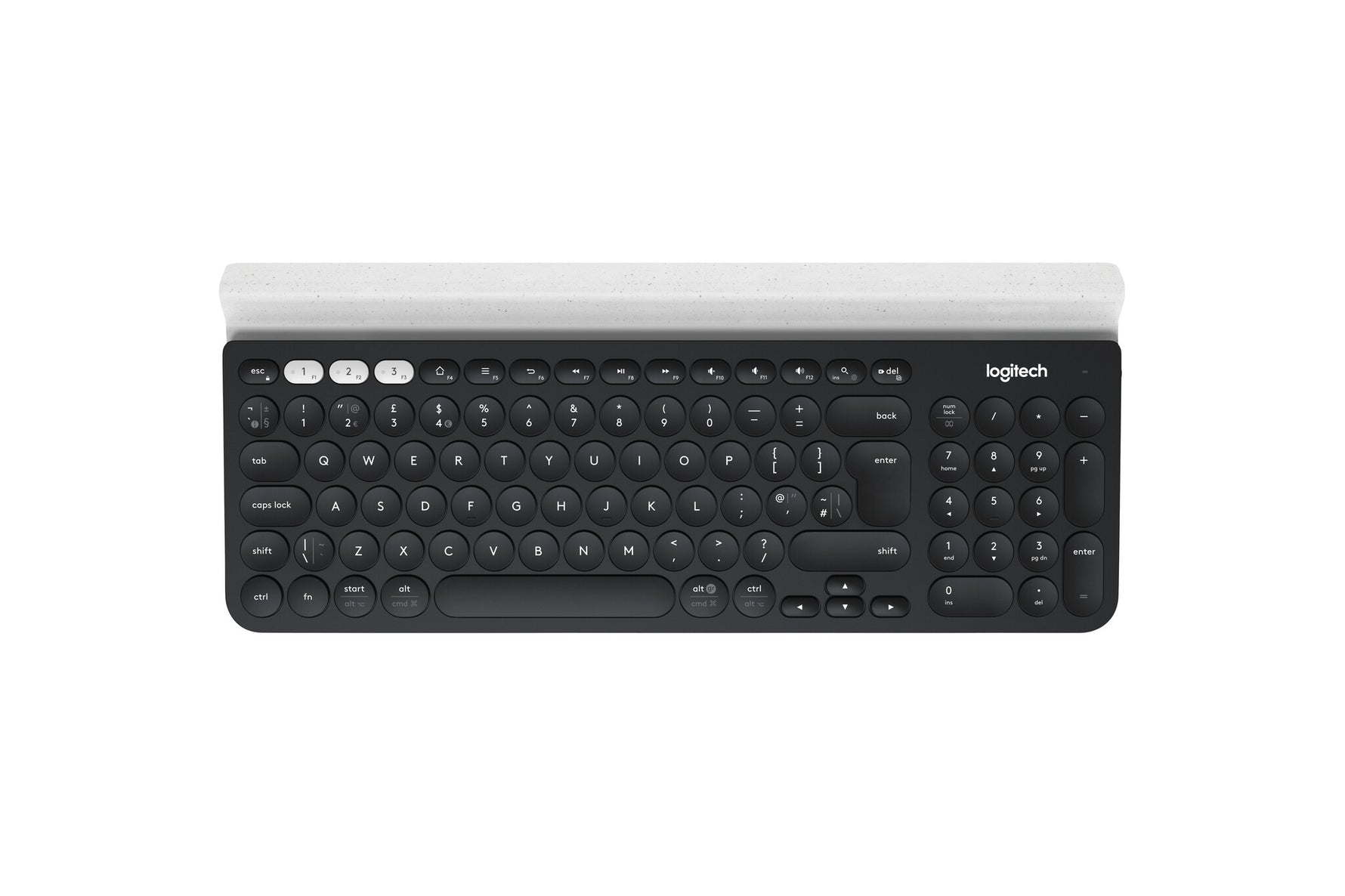 LOGITECH K780 Multi-Device Keyboard Bluetooth Nordic white (PAN)