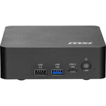 MSI Cubi NUC AI+ 3MG-003BEU USFF Zwart 386H Intel SoC FCBGA2540 4,9 GHz Ingebouwde luidsprekers