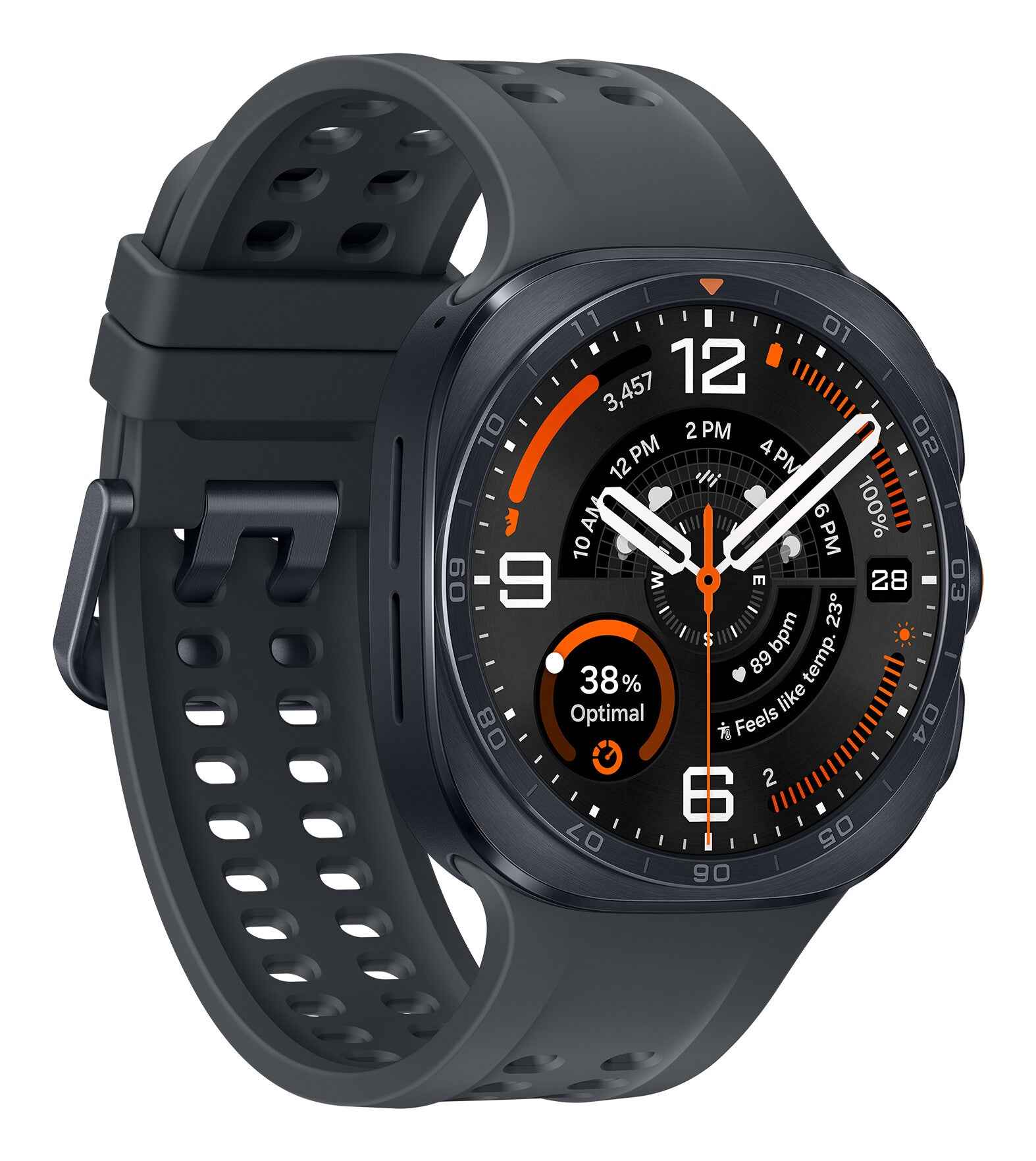 Samsung Galaxy Watch Ultra2 3,81 cm (1.5") AMOLED 47 mm Digitaal 498 x 498 Pixels Touchscreen 4G Grijs Wifi GPS