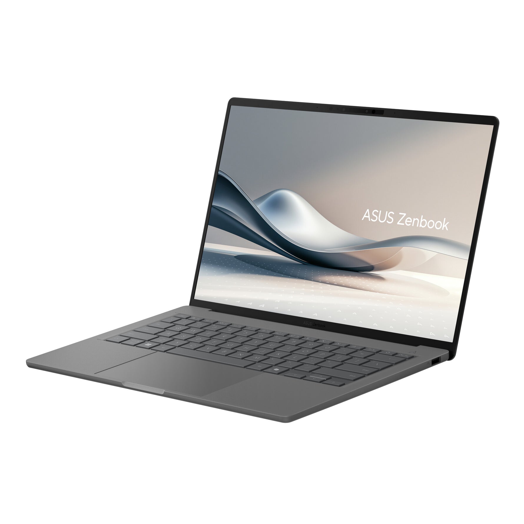 ASUS Zenbook A14 UX3407QA-QD479W Copilot+ PC Snapdragon X1-26-100 Laptop 35,6 cm (14") WUXGA 16 GB LPDDR5x-SDRAM 512 GB SSD Wi-Fi 6E (802.11ax) Windows 11 Home Nederlands Grijs