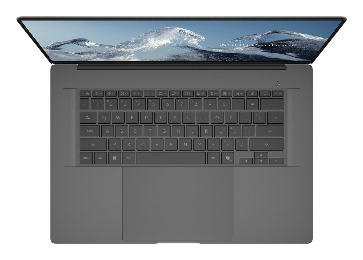 ASUS Zenbook A16 UX3607QA-SH013W Snapdragon X1-26-100 Laptop 40,6 cm (16") WUXGA 16 GB LPDDR5x-SDRAM 512 GB SSD Wi-Fi 6E (802.11ax) Windows 11 Home Grijs QWERTY Nederlands