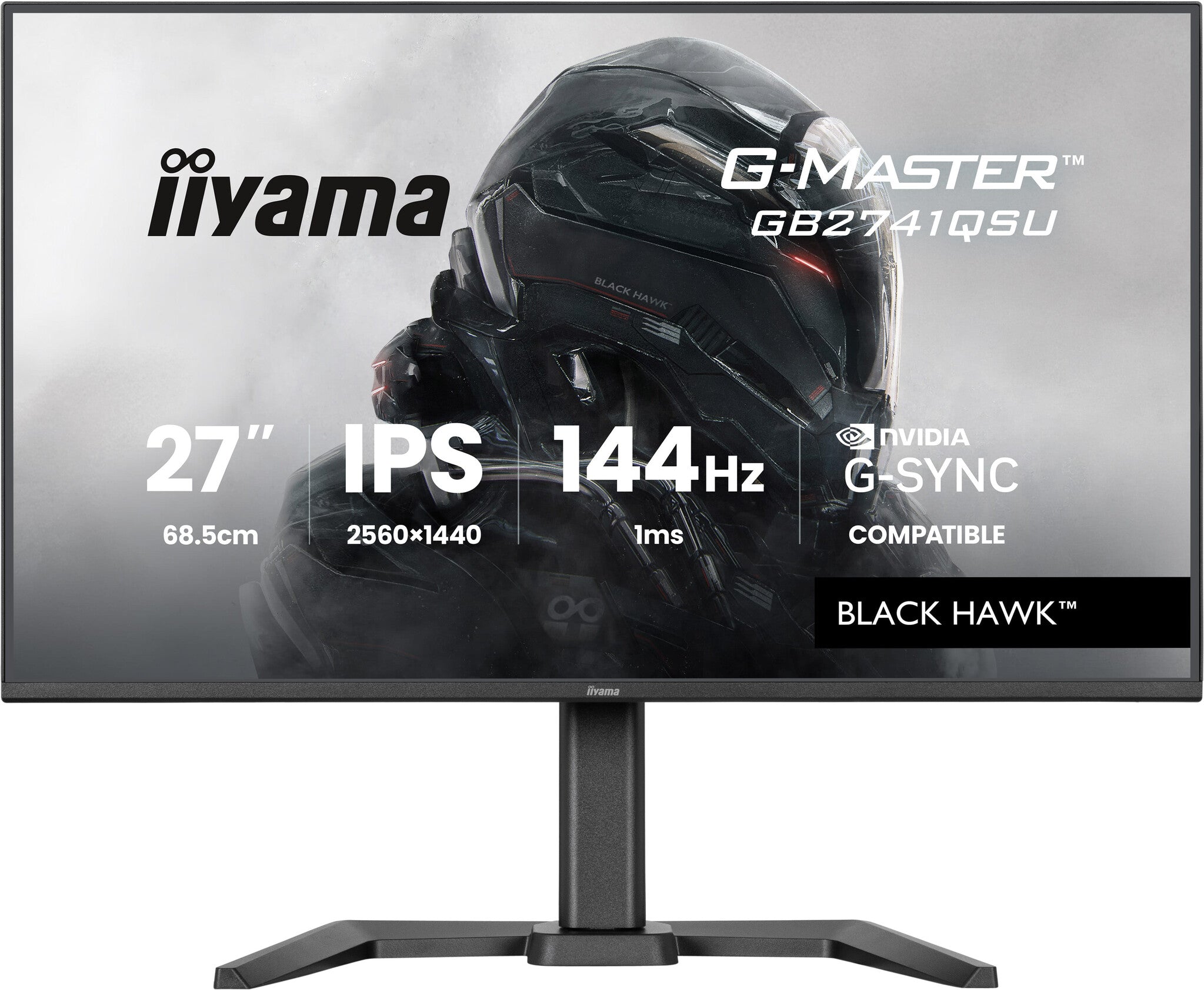 iiyama G-MASTER GB2741QSU-B1 computer monitor 68,6 cm (27") 2560 x 1440 Pixels Zwart