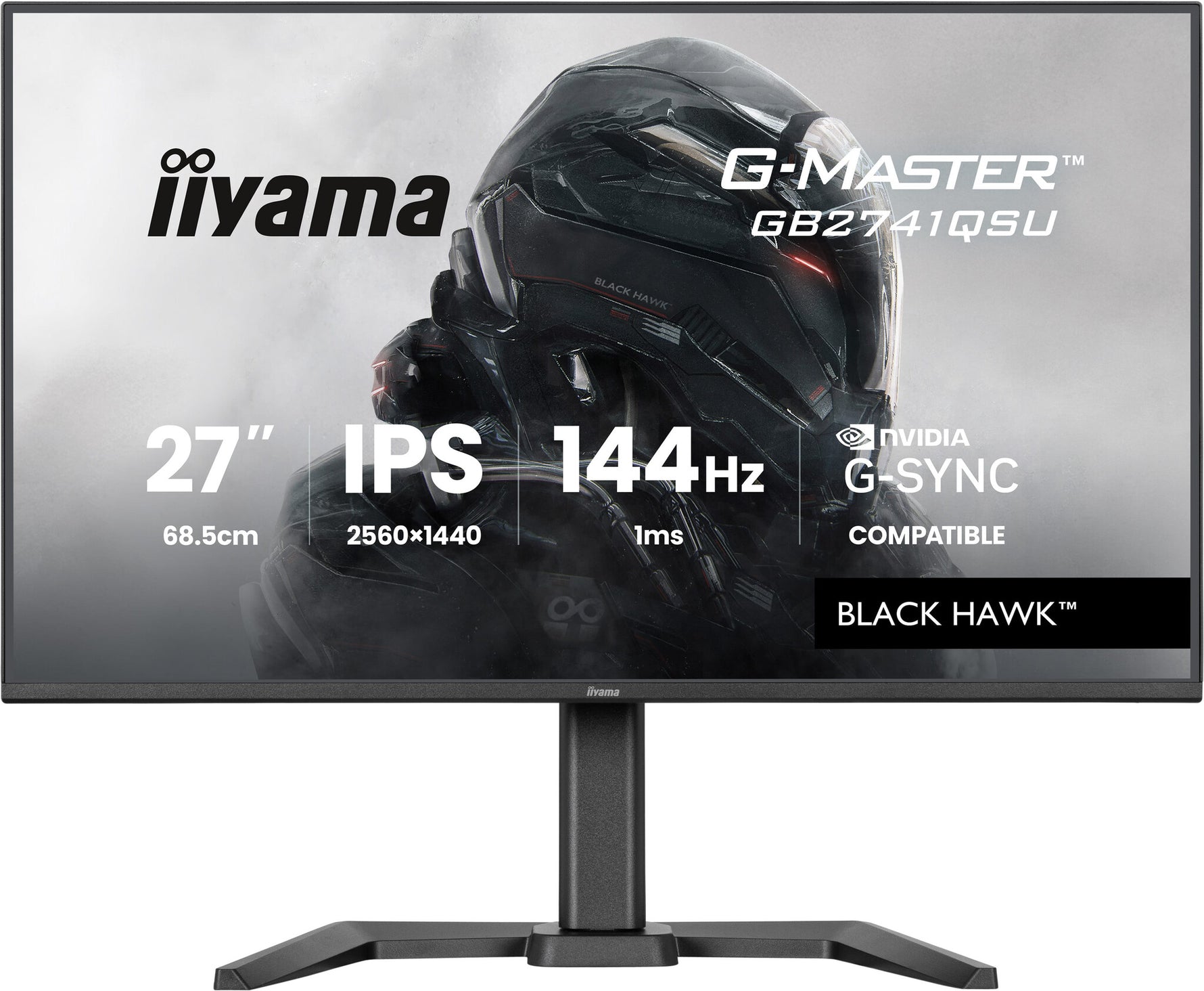 iiyama G-MASTER GB2741QSU-B1 computer monitor 68,6 cm (27") 2560 x 1440 Pixels Zwart