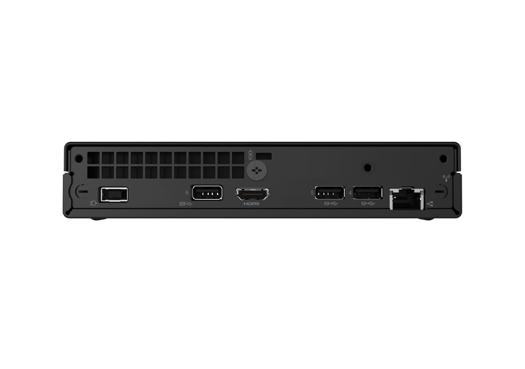 Lenovo ThinkSmart Tiny Kit Intel® Core™ i3 i3-13100T 16 GB DDR4-SDRAM 256 GB SSD Windows 11 IoT Enterprise Mini PC Zwart