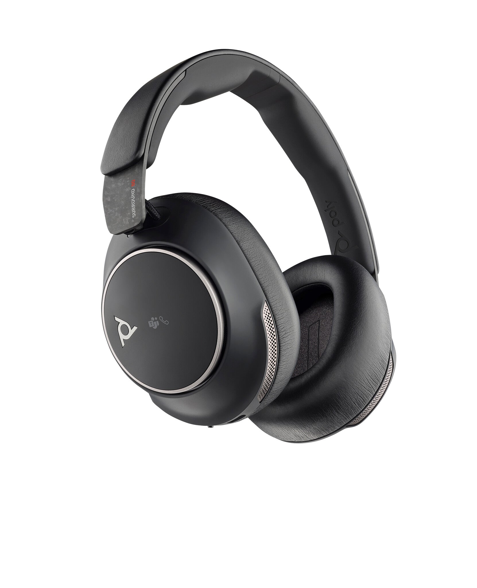 HP Poly Voyager Surround 80 UC Microsoft Teams Certified USB-C Headset + USB-C/A-adapter