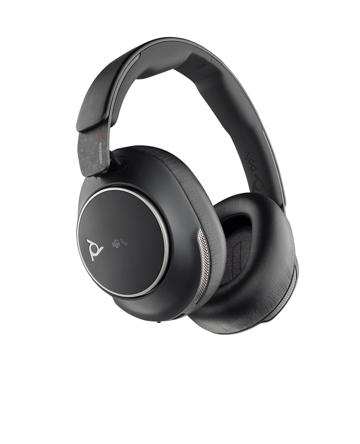 HP Poly Voyager Surround 80 UC Microsoft Teams Certified USB-C Headset + USB-C/A-adapter