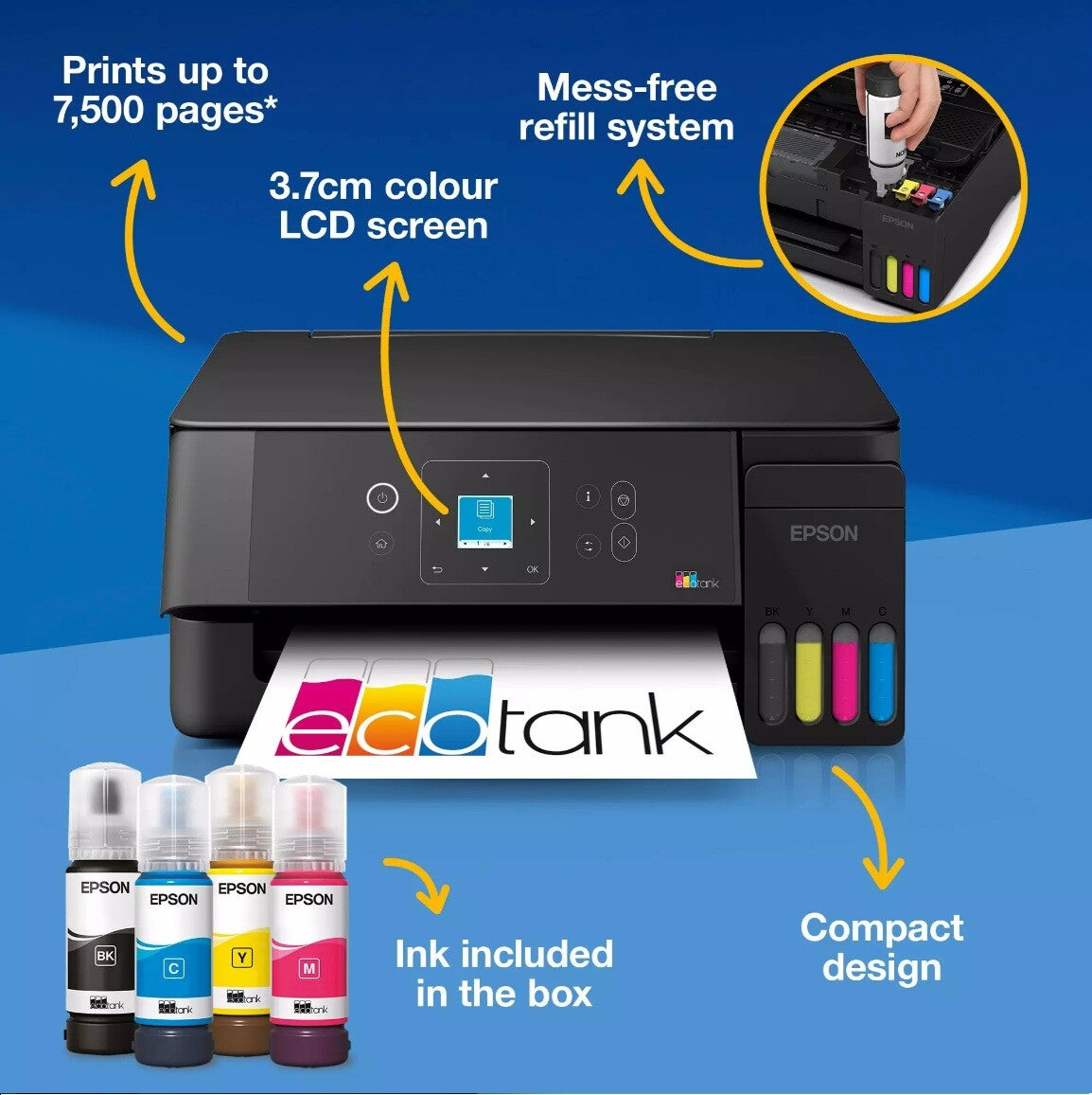 EPSON EcoTank ET-2922 Inkjet Multifunction Printer
