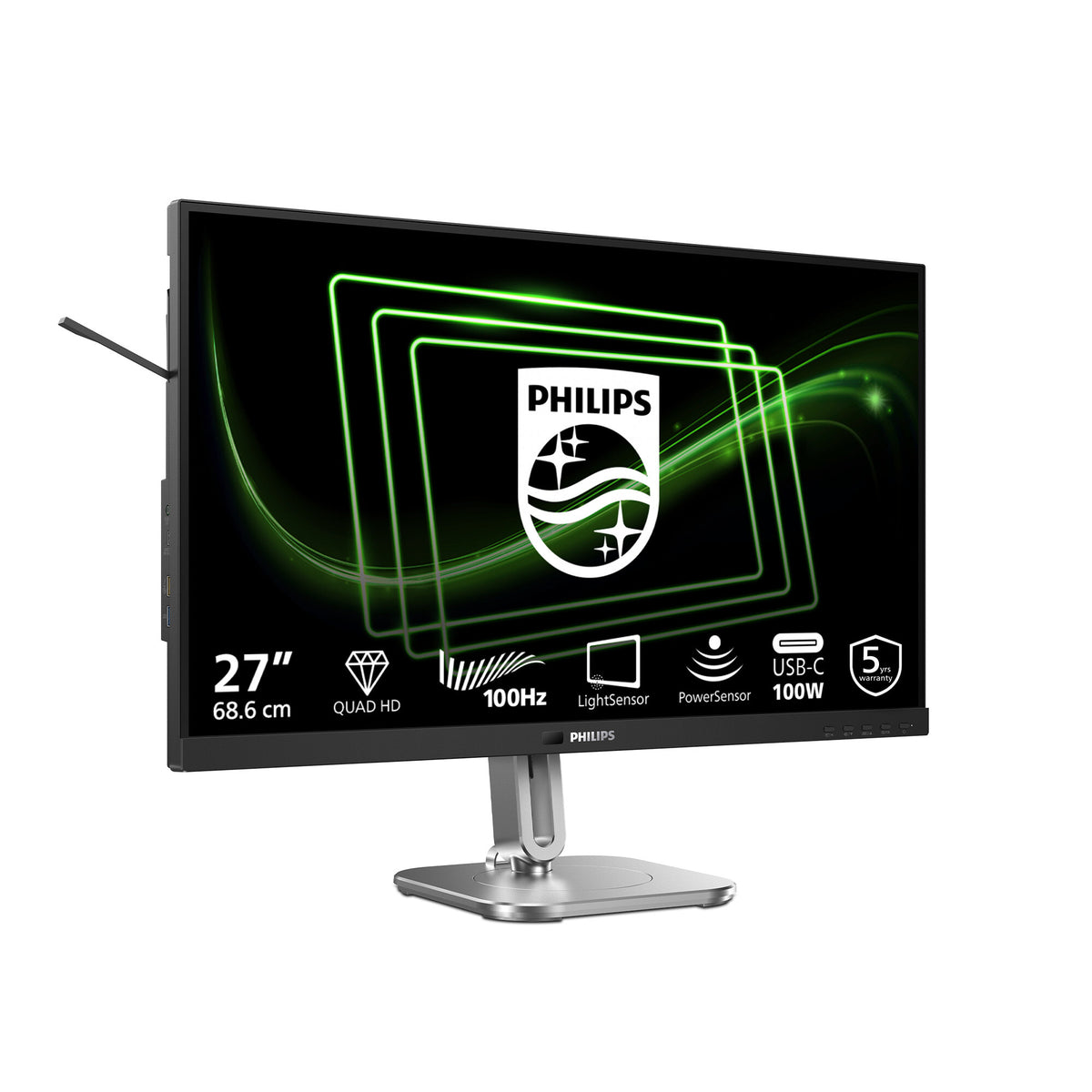 Philips 5000 series 27B2G5601/00 computer monitor 68,6 cm (27") 2560 x 1440 Pixels Quad HD LCD Zwart