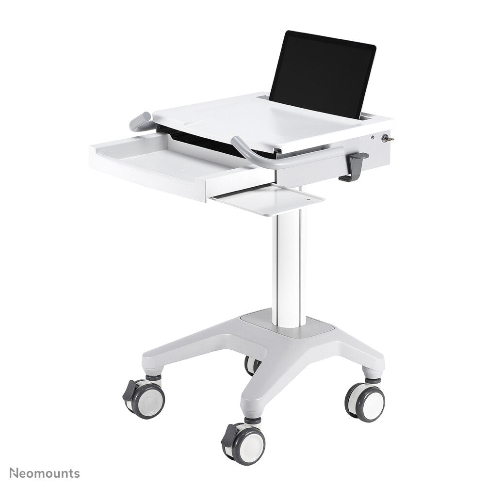 Neomounts MED-M200 Medisch mobiel werkstation 10-17" - gasveer - vergrendelbaar