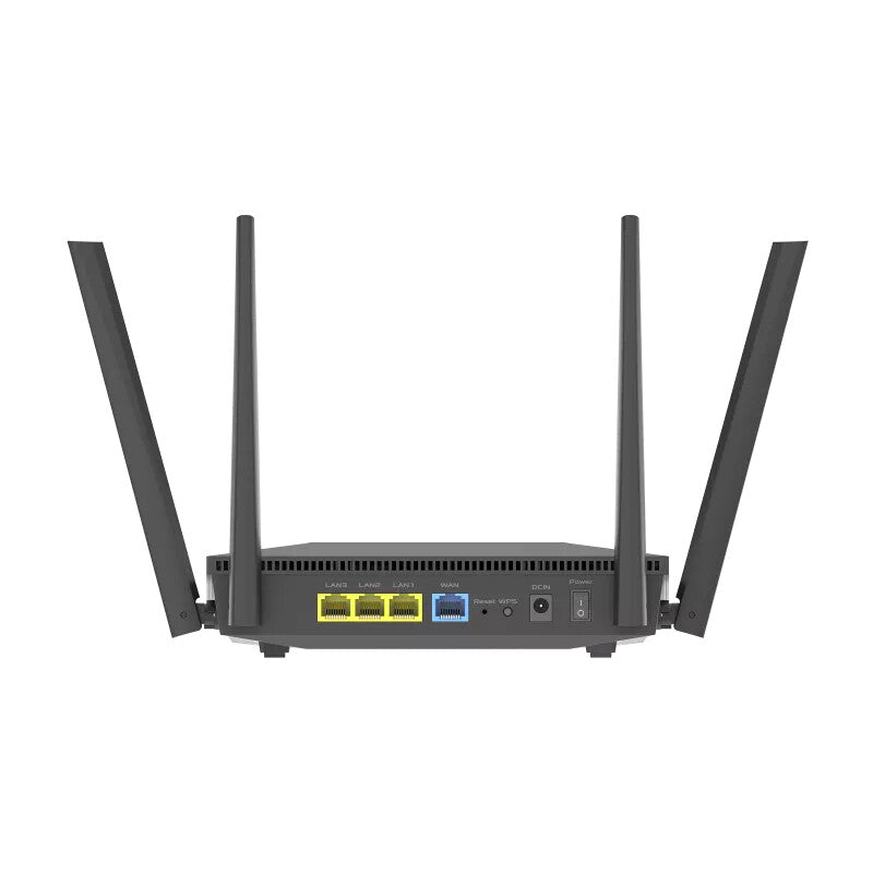 ASUS RT-AX52 AX1800 AiMesh draadloze router Gigabit Ethernet Dual-band (2.4 GHz / 5 GHz) Zwart