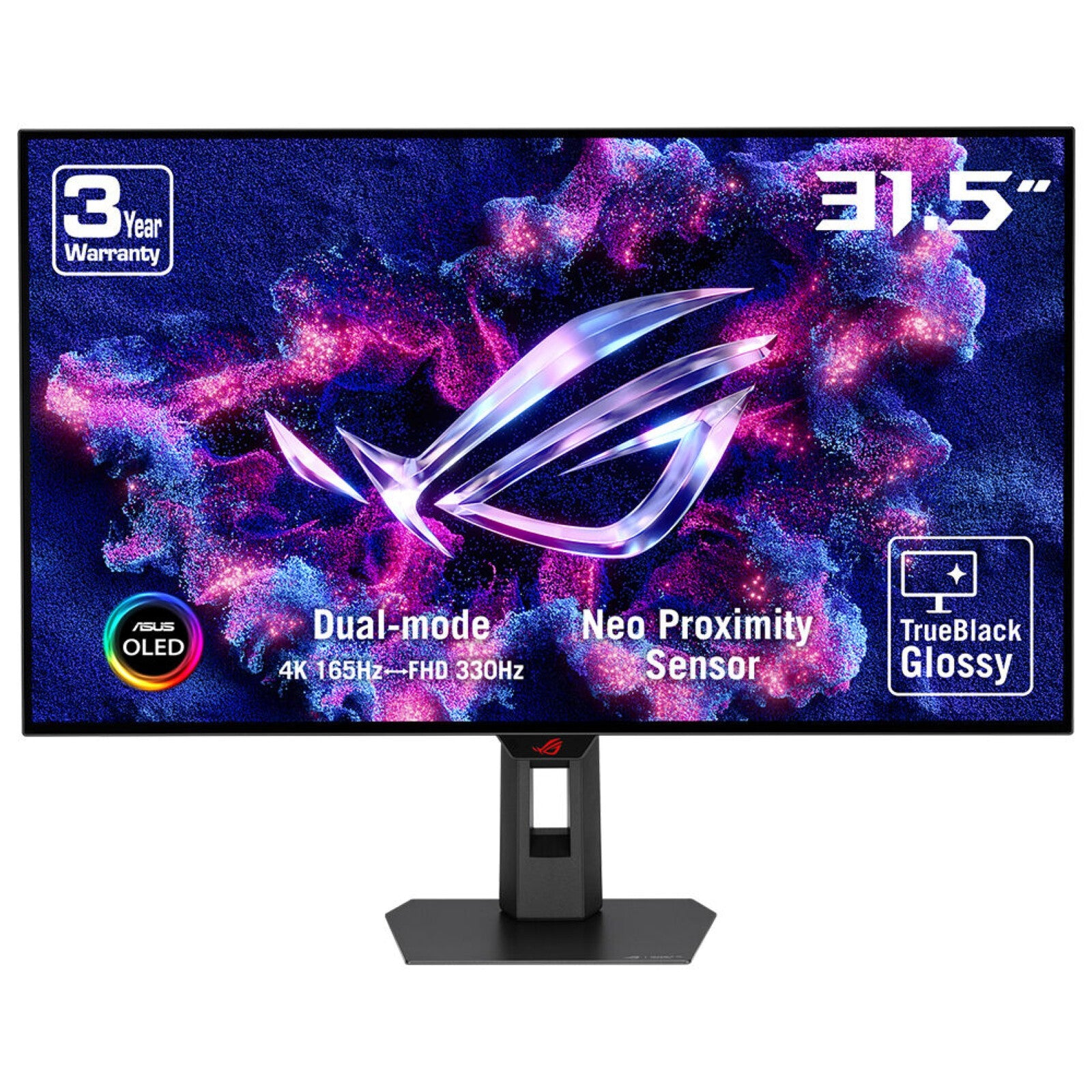 ASUS ROG Strix OLED XG32UCWG computer monitor 80 cm (31.5") 3840 x 2160 Pixels 4K Ultra HD Zwart