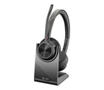 HP Poly Voyager 4320 UC stereo USB-A-headset + BT700 USB-A-adapter + oplaadstandaard