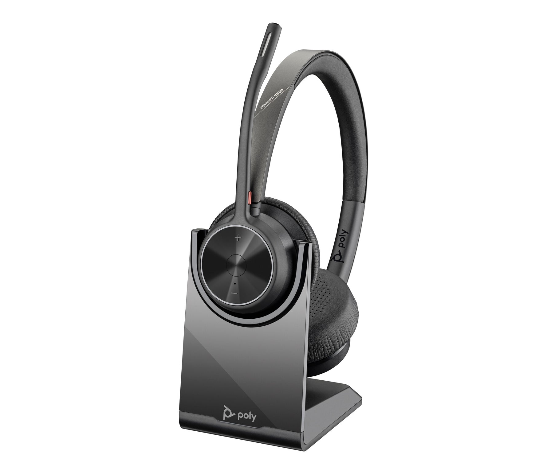 HP Poly Voyager 4320 USB-C Headset + BT700 dongle + oplaadstatief