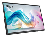 MSI PRO MP165 E6 Draagbare televisie en monitoor Draagbare monitor Zwart 39,6 cm (15.6") LED 1920 x 1080 Pixels