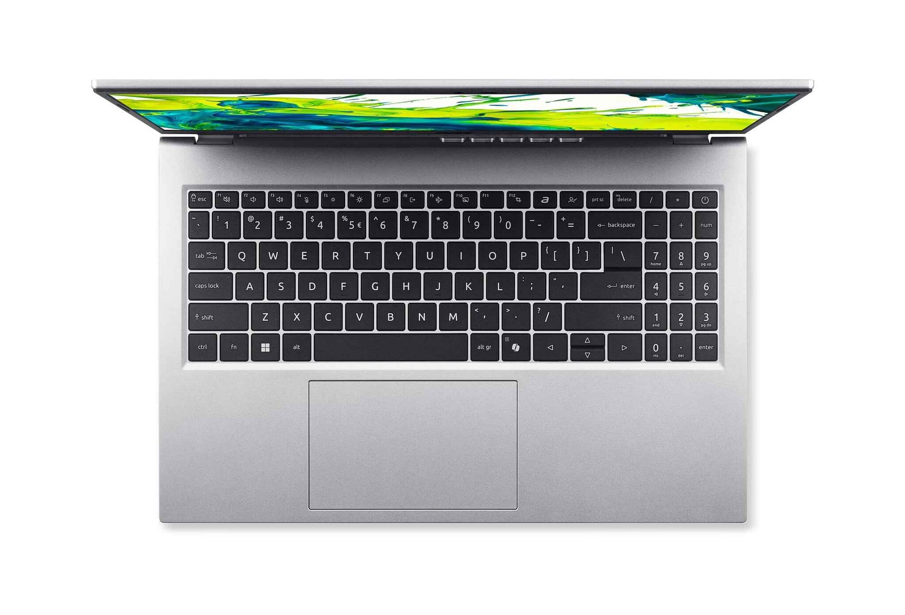 Acer Aspire Go 15 AG15-72P-72ET Intel Core 7 150U Laptop 39,6 cm (15.6") Full HD 24 GB DDR5-SDRAM 512 GB SSD Wi-Fi 6 (802.11ax) Windows 11 Home US International Zilver