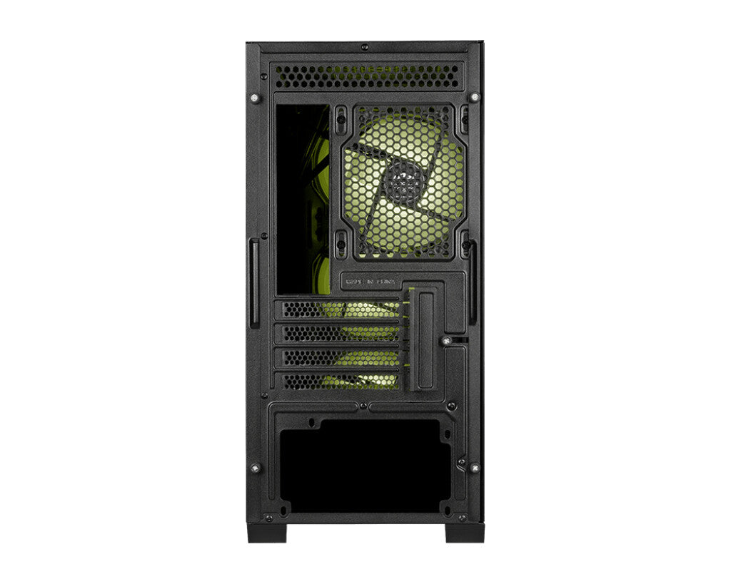 MSI MAG FORGE M120R AIRFLOW computerbehuizing Mini Tower Zwart, Transparant