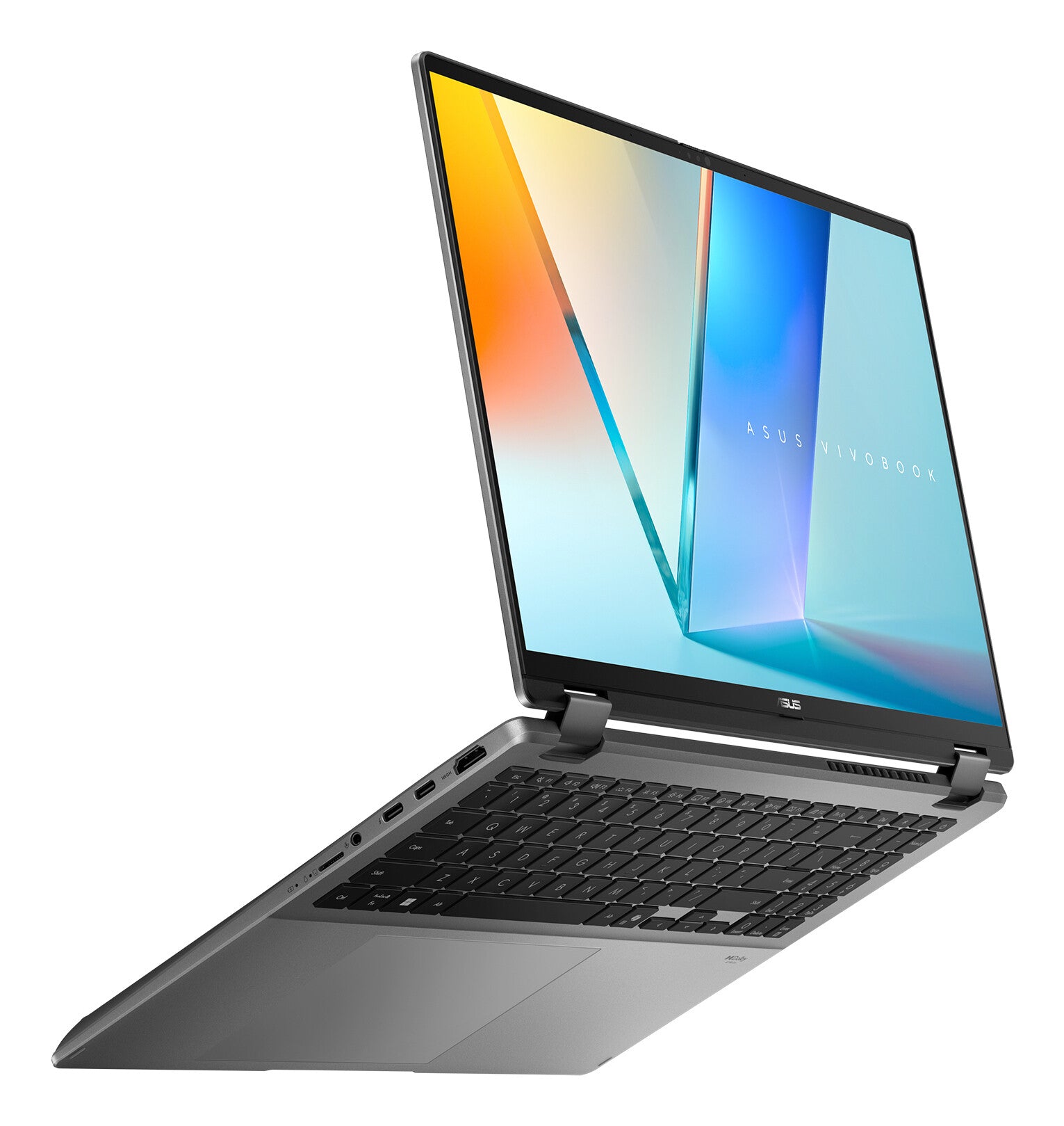 ASUS Vivobook 16 Flip TP3607SA-SI099W Copilot+ PC Intel Core Ultra 7 258V Hybride (2-in-1) 40,6 cm (16") Touchscreen WUXGA 32 GB LPDDR5x-SDRAM 1 TB SSD Wi-Fi 7 (802.11be) Windows 11 Home Nederlands Zwart, Grijs