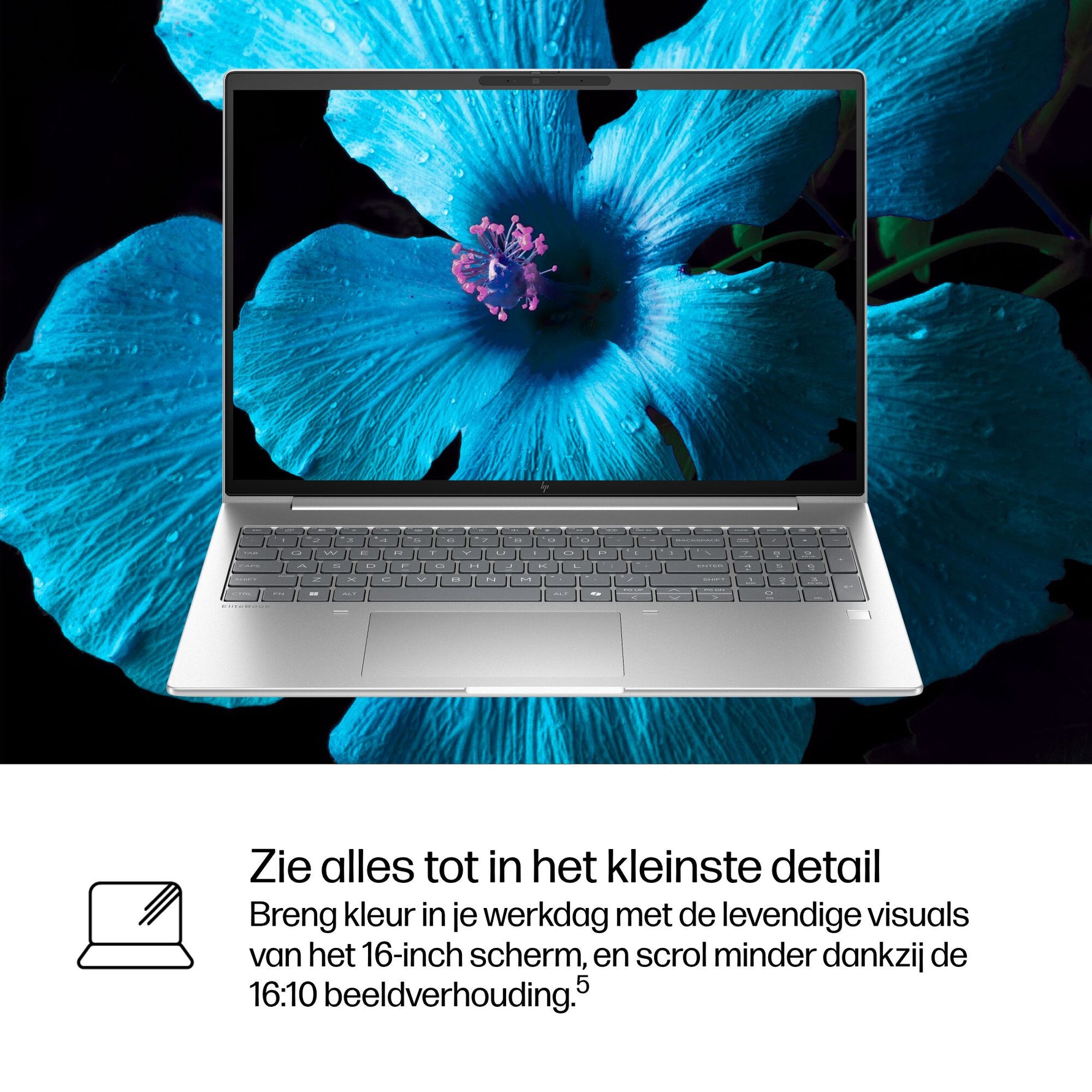 HP EliteBook 6 G1i AI Wolf Pro Security Edition Intel Core Ultra 7 255U Laptop 40,6 cm (16") WUXGA 24 GB DDR5-SDRAM 512 GB SSD Wi-Fi 6E (802.11ax) Windows 11 Pro AI PC Zilver
