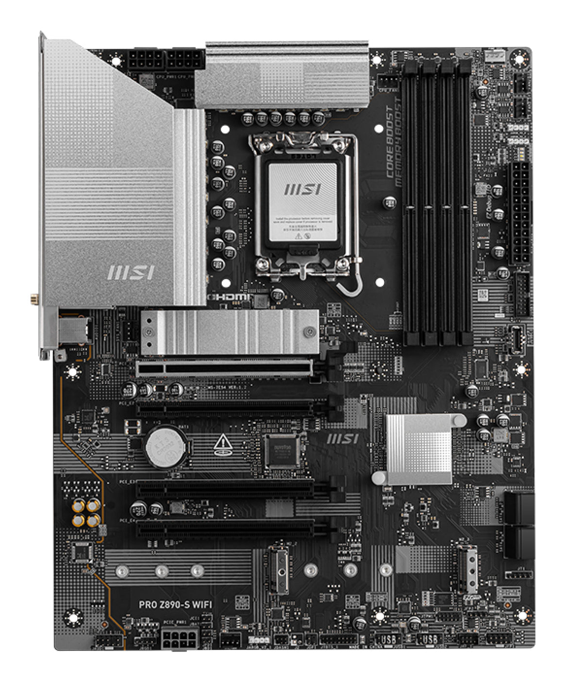 MSI PRO Z890-S WIFI moederbord Intel Z890 LGA 1851 (Socket V1) ATX