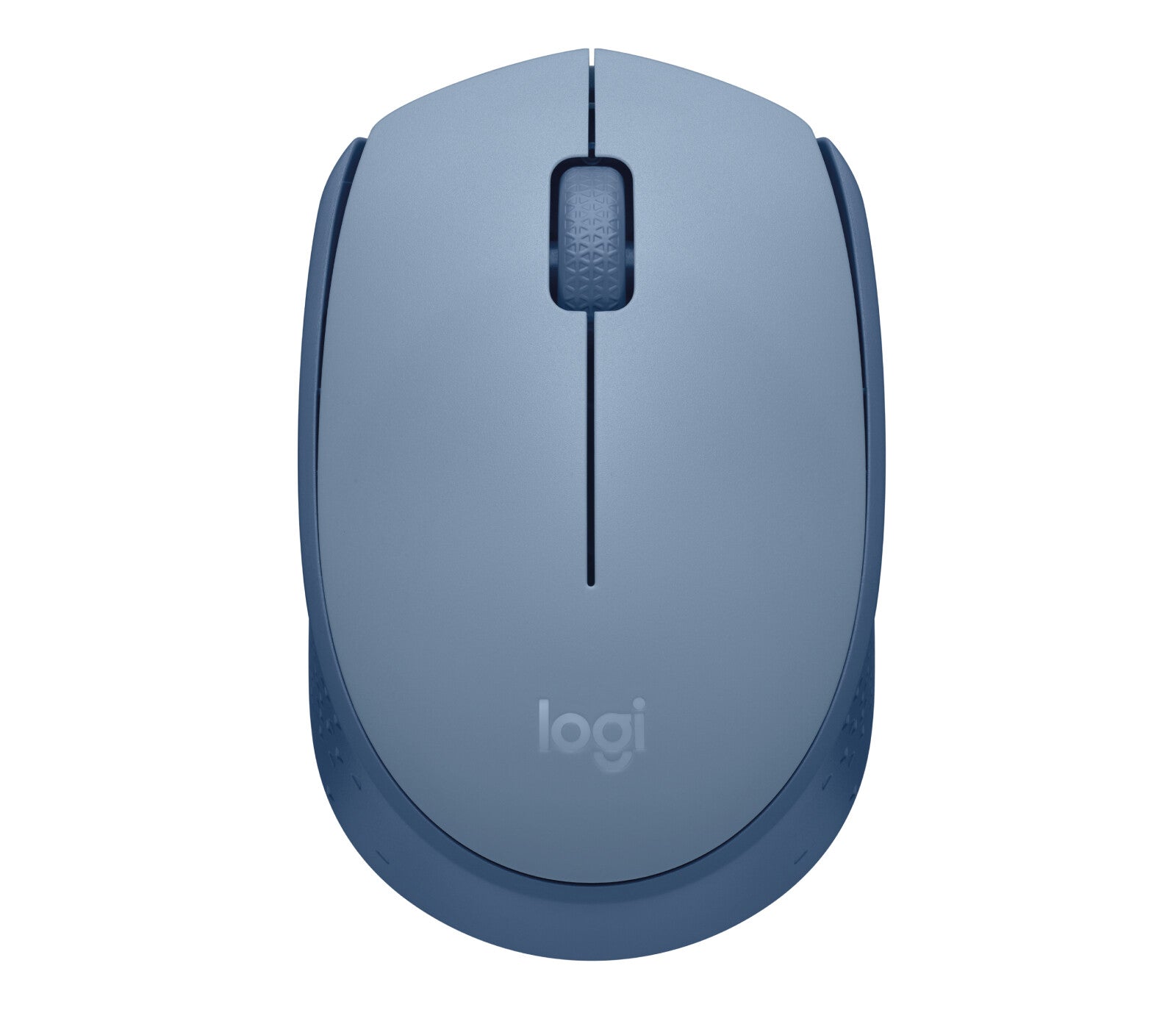 LOGITECH M171 Mouse right and left-handed optical 3 buttons wireless 2.4 GHz USB wireless receiver blue/grey
