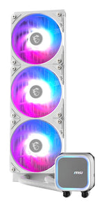 MSI MAG Coreliquid A13 360 WHITE Moederbord, Processor Alles-in-één vloeistofkoeler 12 cm Wit 1 stuk(s)