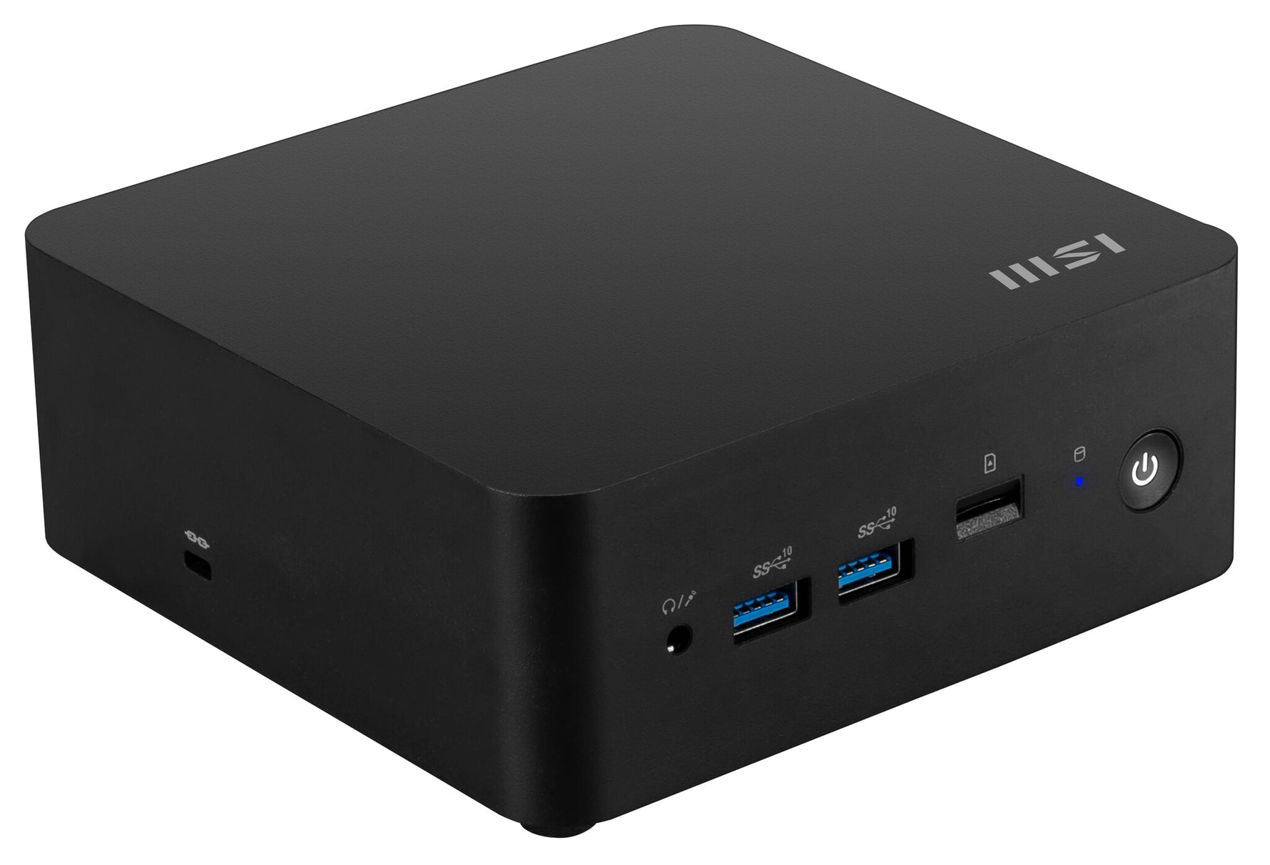 MSI CUBI NUC 1MG-244BEU PC/workstation barebone 0.84L sized PC Zwart 100U Intel SoC