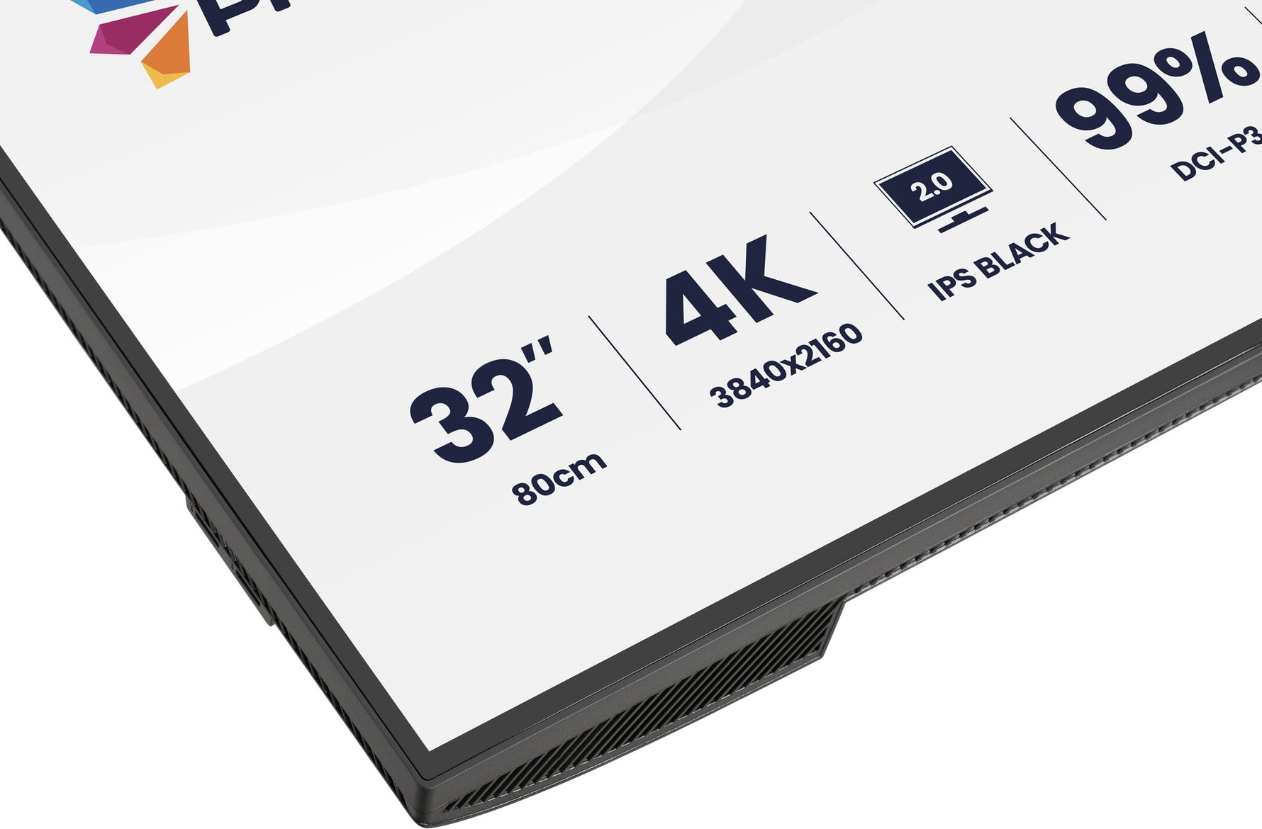iiyama ProGraphic HB3201UHSNP-B1 computer monitor 80 cm (31.5") 3840 x 2160 Pixels 4K Ultra HD Zwart