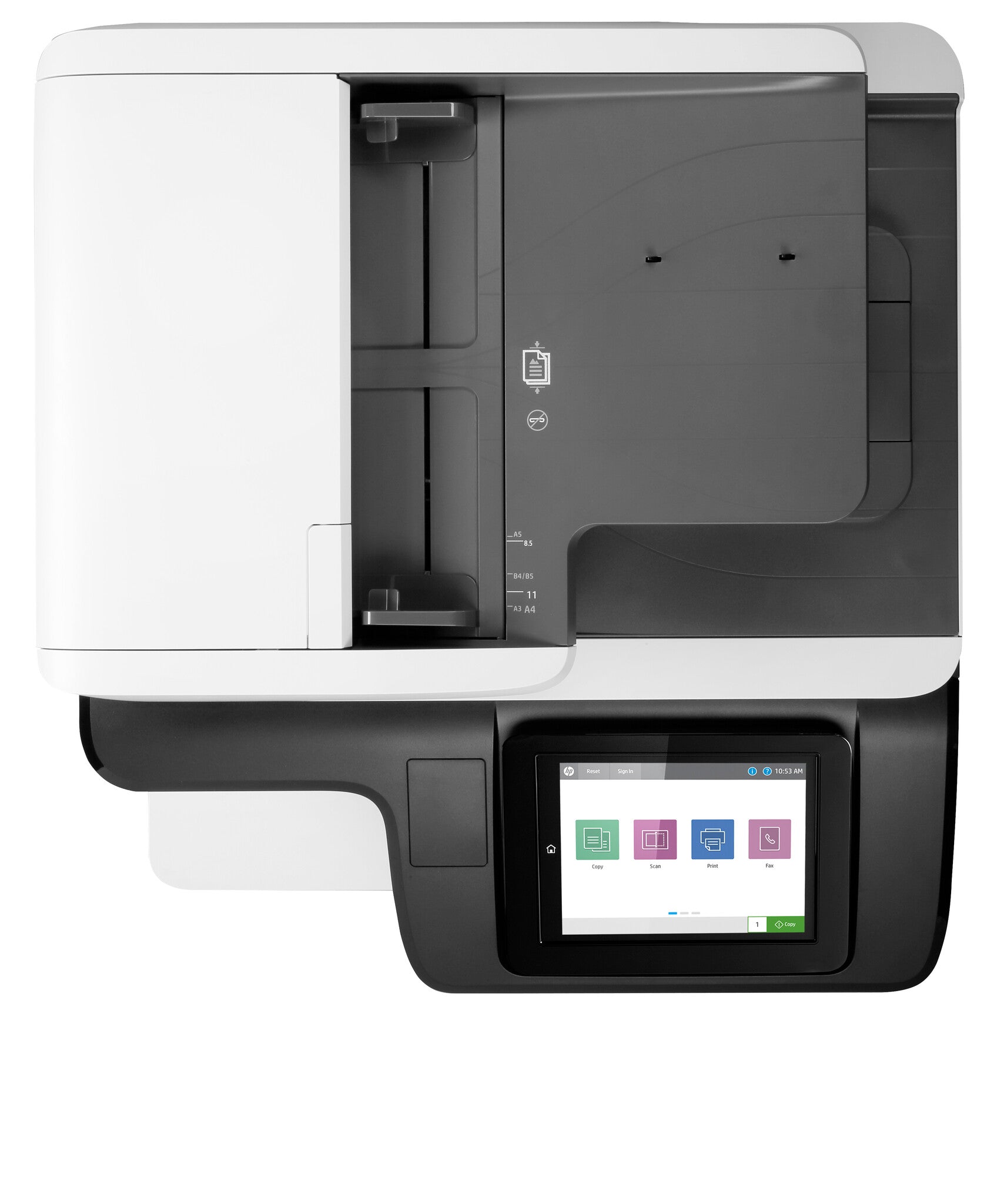HP Color LaserJet Enterprise Flow LaserJet Enterprise Flow M776z Draadloos Multifunction Kleur Printer, Kopieerapparaat, scanner; dubbelzijdig
