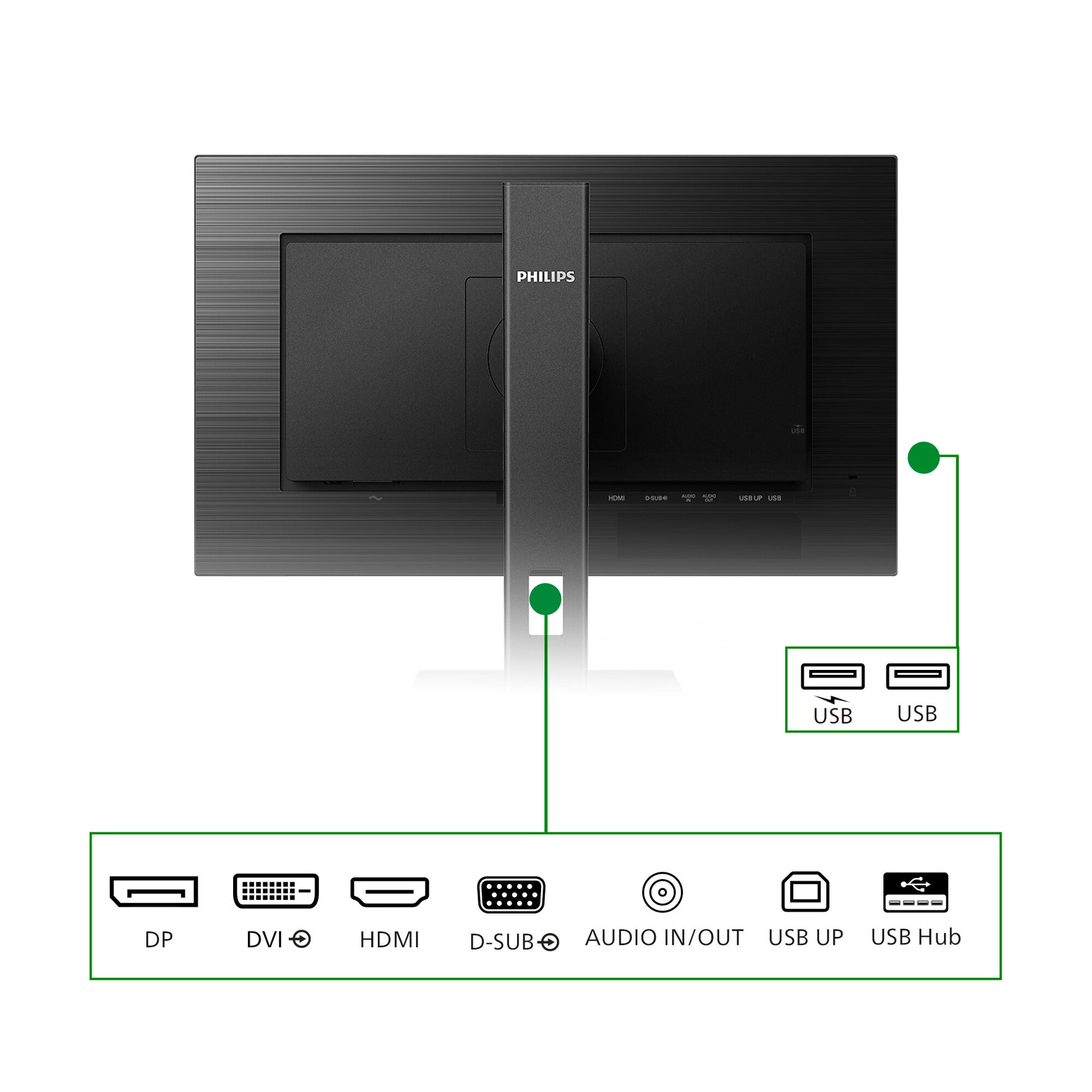Philips B Line 272B1G/00 computer monitor 68,6 cm (27") 1920 x 1080 Pixels Full HD LED Zwart