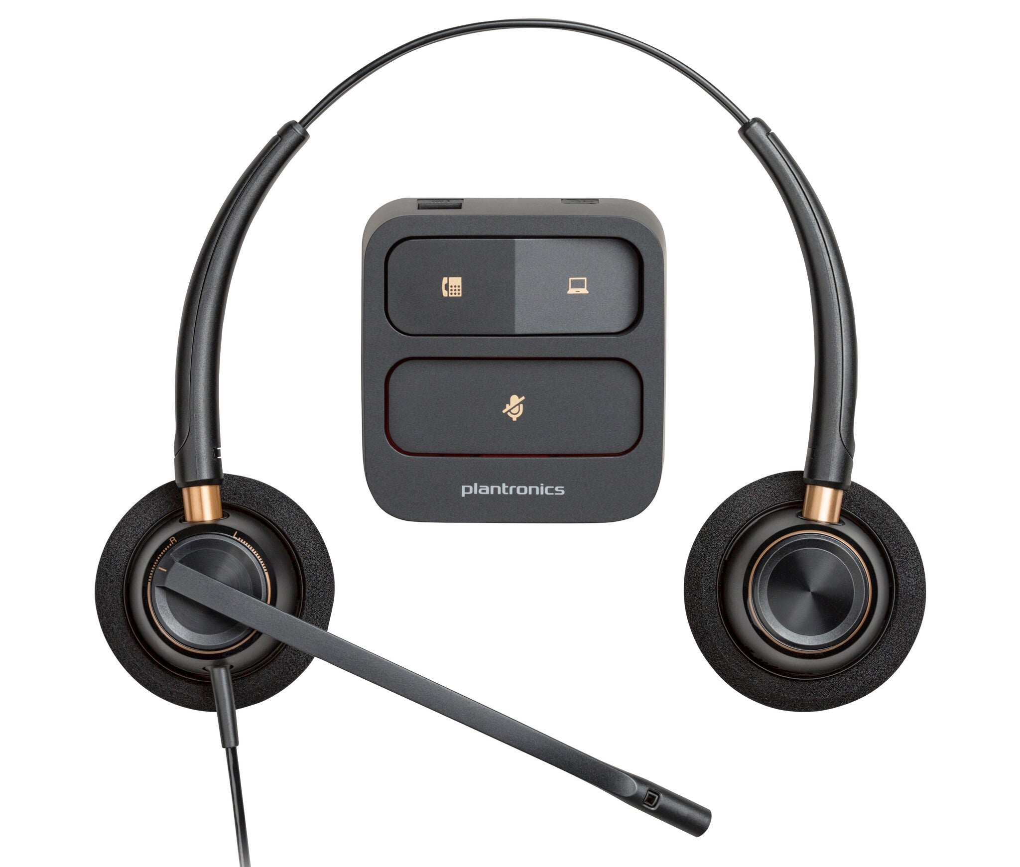 HP Poly EncorePro 520 Binaural Headset met Quick Disconnect