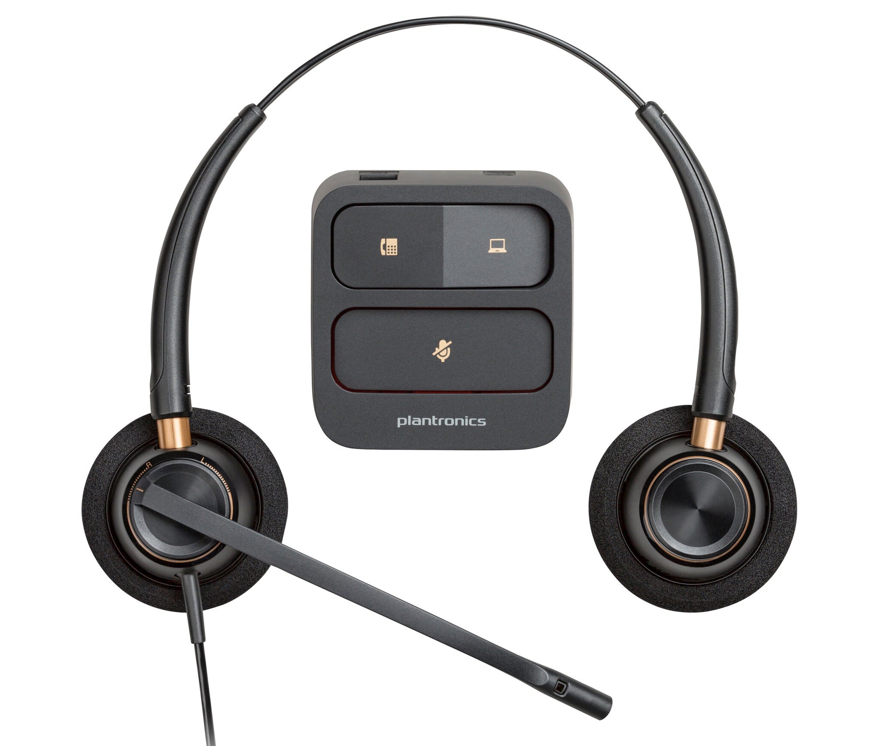 HP Poly EncorePro 520 Binaural Headset met Quick Disconnect