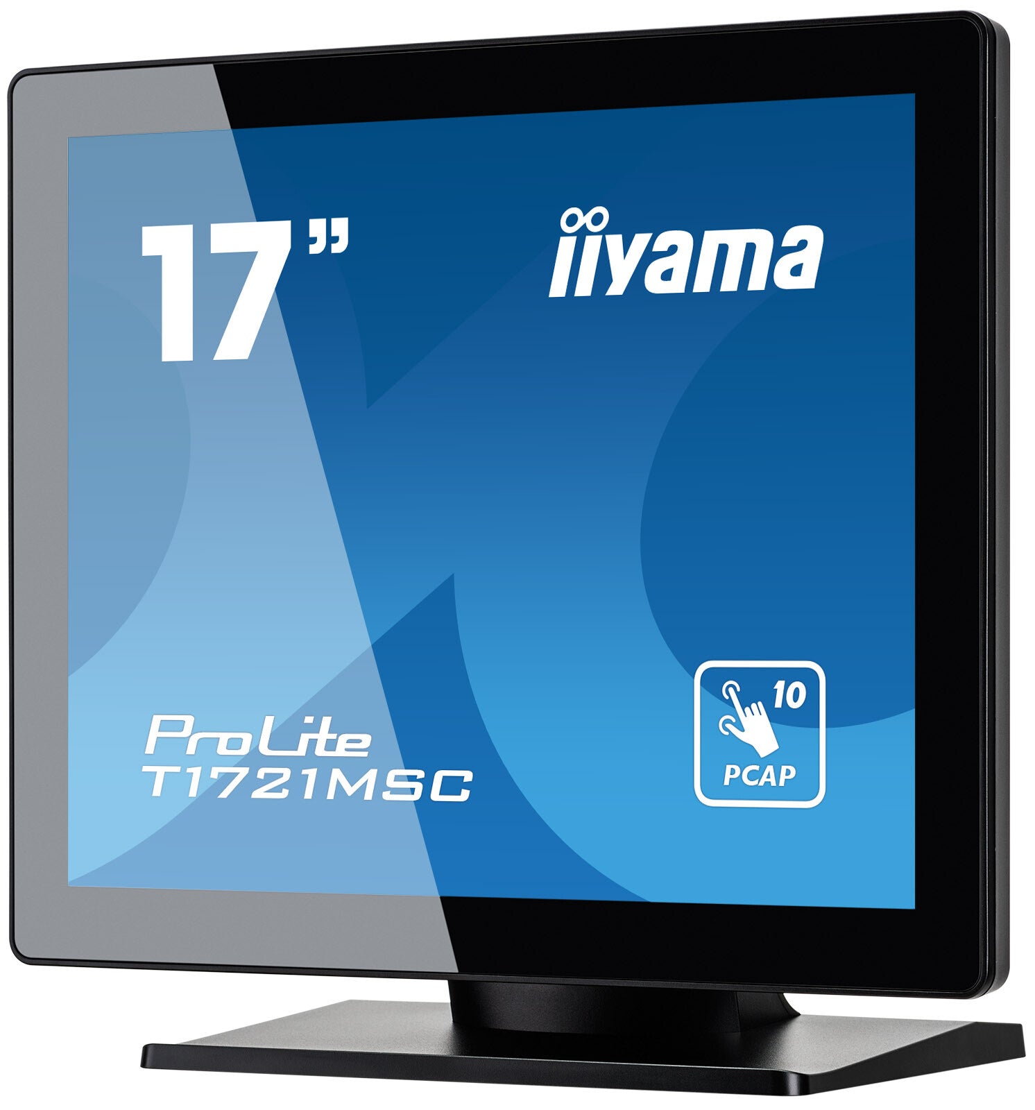 iiyama ProLite T1721MSC-B2 computer monitor 43,2 cm (17") 1280 x 1024 Pixels SXGA LED Touchscreen Tafelblad Zwart